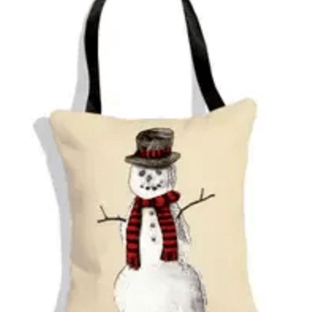 Decoration Eric‎ & Christopher Snowman Hanger Mini Pillow Christmas Ornament
